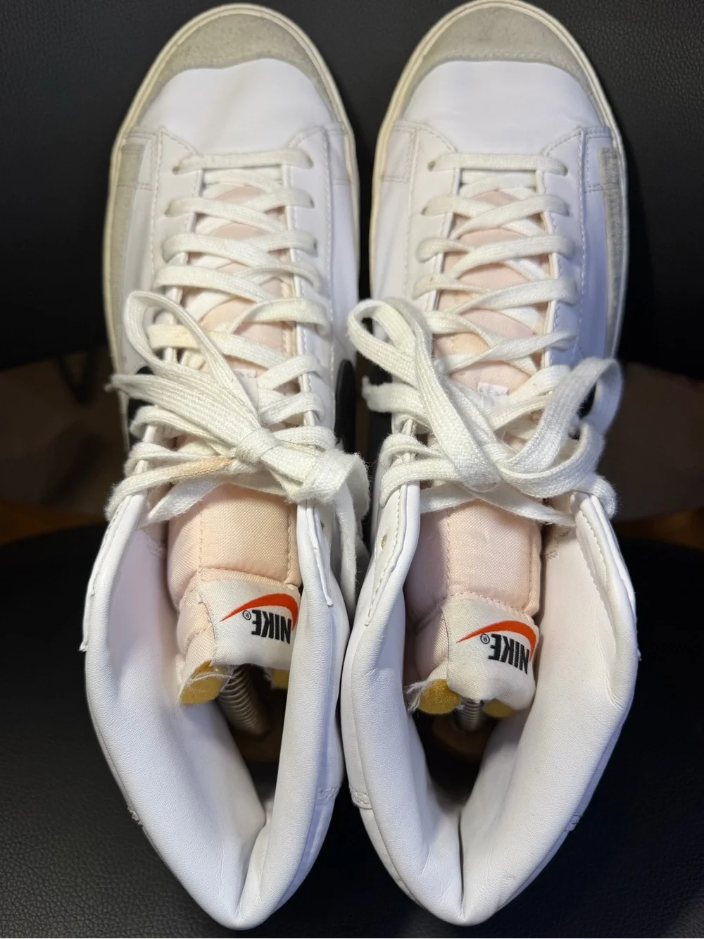 Nike Blazer Mid '77 Vintage Mens Size 13 White Lifestyle Athletic Shoes Sneakers